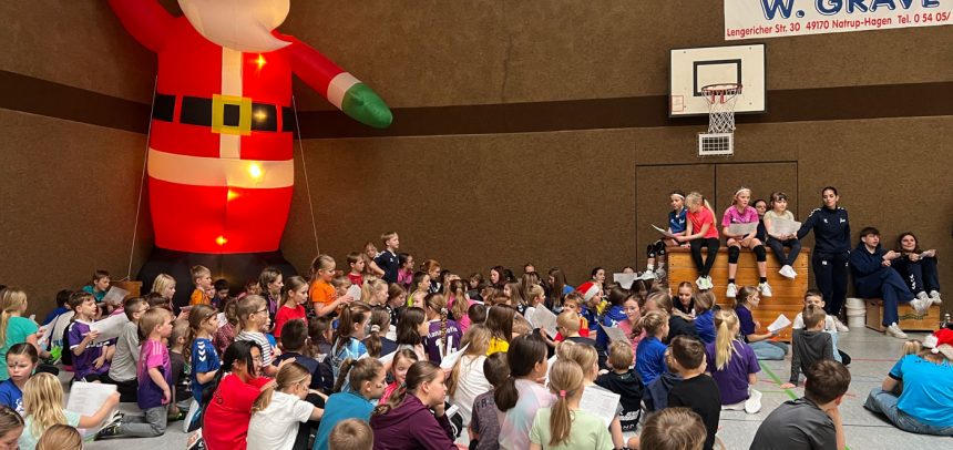 Rekord-Beteiligung und strahlende Augen: Ein Rückblick auf die SG Teuto Kinderweihnachtsfeier 2025