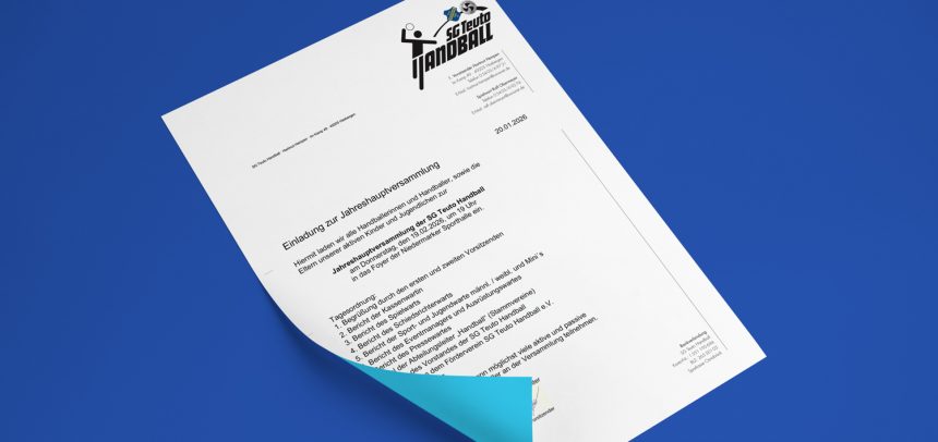 Einladung zur Jahreshauptversammlung 2026: Weichenstellung für die Zukunft Einladung zur Jahreshauptversammlung 2026: Weichenstellung für die Zukunft